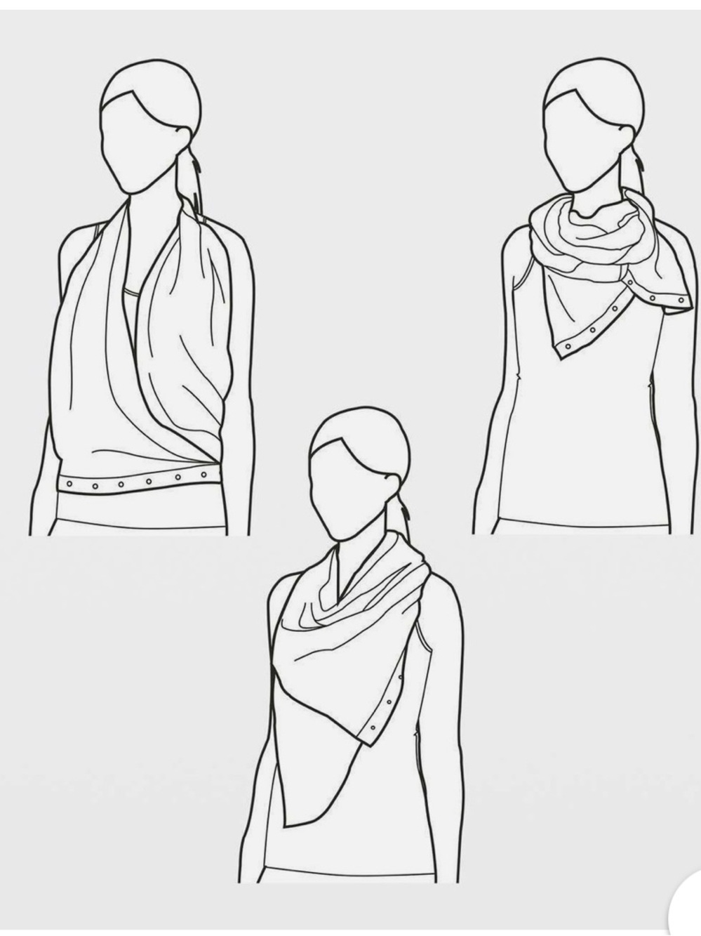 lululemon athletica Heathered Knit Scarf Wrap - Picture 4 of 4